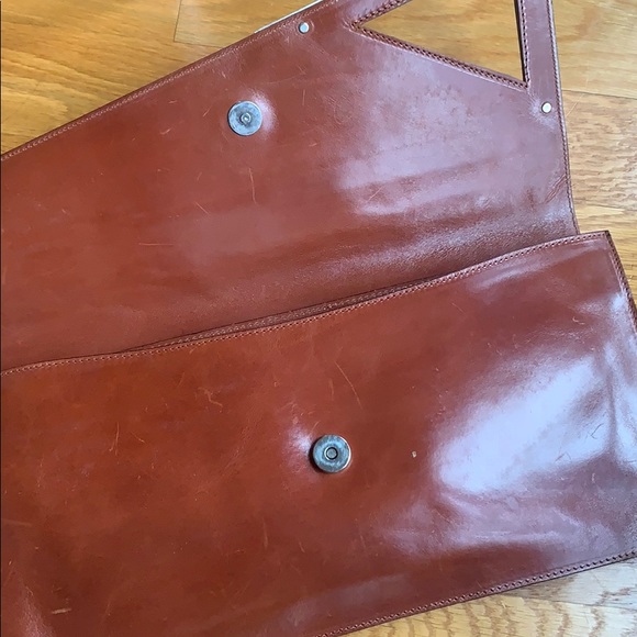 Vintage leather clutch Made in Italy - Picture 4 of 14